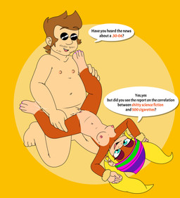 anthro beanie beanie_only blonde_hair brown_hair clothing duo female from_front_position hair hat hat_only headgear headgear_only headwear headwear_only human_on_anthro interspecies lying male male/female missionary_position mostly_nude on_back pigtails sex speech_bubble text unknown_artist donkey_kong_(series) going_under nintendo tomodachi_life tomodachi_life:_living_the_dream big_al_(orson_zedd) tiny_kong ape chimpanzee haplorhine human kong mammal pan_(genus) primate absurd_res english_text hi_res
