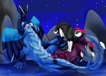 arima bisexual canine cunnilingus eyes_closed female feral from_behind group group_sex interspecies leash lesbian licking male mammal oral oral_sex outside sex straight threesome tongue toradoshi vaginal wings wolf
Rating: Explicit
Score: 3
User: Bahriye
Date: July 28, 2013
