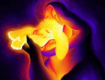 anthro duo eyes_closed female female/female glowing looking_pleasured neck_bulge oral_vore teeth tongue vore warm willing_prey ink-the-artist lagomorph leporid mammal rabbit reptile scalie 2026 hi_res