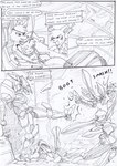 aircraft airship anthro battle black_and_white canid canine chair comic convenient_censorship cracked cracked_ground cracked_wall cracks dasyuromorph destroyed_vehicle destruction dialogue dipstick_ears dipstick_tail duncan_(kitfox_crimson) duo ear_markings english_text eye_patch eye_patch_only eyes_closed eyewear female fox fur furniture hair hole_(pit) hole_in_wall holographic_screen hug kangaroo keith_(kitfox-crimson) kick kitfox-crimson long_hair looking_at_another machine macropod male male/female mammal markings marsupial mecha monochrome motion_lines multicolored_body multicolored_ears multicolored_fur nude onomatopoeia open_mouth recently_extinct_species rena_(kitfox_crimson) screen sketch smash_(disambiguation) sound_effects speech_bubble stolen_generation tail tail_markings technology text thylacine two_tone_body two_tone_fur vehicle