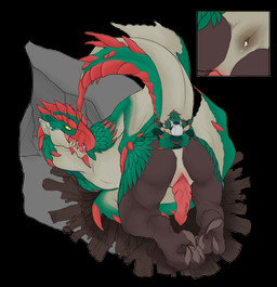 4_toes anal anal_penetration animal_genitalia anisodactyl armor bestiality bodily_fluids clothed clothing cum cum_in_ass cum_inside duo erection feet feral genital_fluids genital_slit genitals horn human_on_feral interspecies larger_feral larger_male larger_sub male male/male male_on_feral male_penetrated male_penetrating male_penetrating_male mount penetration penis rathalos_armor sex size_difference smaller_human smaller_male submissive tail talons toes window_view yellow_eyes wrigglingwyvern capcom european_mythology monster_hunter mythology atlan_the_rathalos dragon flying_wyvern human mammal mythological_creature mythological_scalie rath_wyvern rathalos scalie western_dragon wyvern absurd_res alpha_channel detailed digital_media_(artwork) hi_res