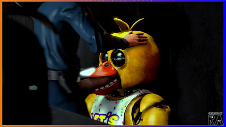 anthro beak bib clothed clothed_sex clothing duo erection face_fucking female female_penetrated forced forced_oral genitals glans human_on_anthro humanoid_genitalia humanoid_penis interspecies irrumatio machine male male/female male_penetrating male_penetrating_female on_model oral oral_penetration penetration penile penis penis_in_mouth pink_eyes sex technophilia teeth toothed_beak yellow_body rookieanimator210 five_nights_at_freddy's scottgames chica_(fnaf) animatronic avian bird chicken galliform human mammal phasianid robot 16:9 3d_(artwork) 3d_animation animated digital_media_(artwork) hi_res high_framerate no_sound short_playtime source_filmmaker_(artwork) video widescreen
