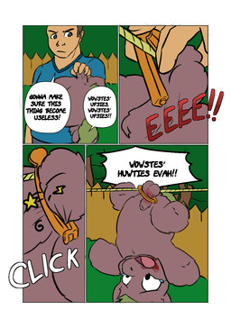 angry animal_genitalia ball_grab ballbusting balls blood blood_on_mouth blue_clothing blue_shirt blue_topwear bodily_fluids border brown_body brown_eyes brown_fur brown_hair clamp clothed clothed_human clothing cock_and_ball_torture crying duo fence feral fur genital_torture genitals green_hair green_tail hair lifted male male_feral male_human outside pain pained_expression plant quadruped sheath shirt suffering suspension tail tan_body tan_skin tears text topwear torture upside_down white_border young young_male koopacoon fluffy_pony fluffy_pony_(species) human mammal 2020 comic english_description english_text hi_res