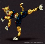 anthro claws female karate leopard_spots solo spots tail teeth black-rat bloody_roar konami shina_(bloody_roar) felid leopard mammal pantherine werecreature werefelid wereleopard werepantherine