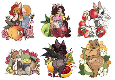 all_fours anthro big_breasts big_butt black_eyes blue_eyes breasts brown_body brown_eyes brown_fur brown_hair butt clothed clothing female female_anthro food fruit fur glistening glistening_eyes green_eyes grey_body grey_fur group hair long_hair looking_at_viewer nude one_eye_closed open_mouth open_smile orange_body orange_eyes orange_fur plant red_hair sitting smile solo standing white_body white_fur white_hair wink winking_at_viewer tiggybloom arthropod bat bear bee canid canine equid equine fox horse hymenopteran insect lagomorph leporid mammal rabbit 2025 hi_res multiple_images