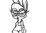 anthro breasts buckteeth cleavage clothed clothing eyewear female glasses nightgown simple_background solo teeth white_background inkyfrog disney zootopia fan_character maxine_d'lapin lagomorph leporid mammal rabbit 2017 black_and_white monochrome