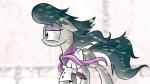 abstract_background black_hair clothing cutie_mark female feral fur grey_body grey_fur hair scarf snow solo dori-to friendship_is_magic hasbro my_little_pony octavia_(mlp) earth_pony equid equine horse mammal pony 16:9 2015 hi_res widescreen