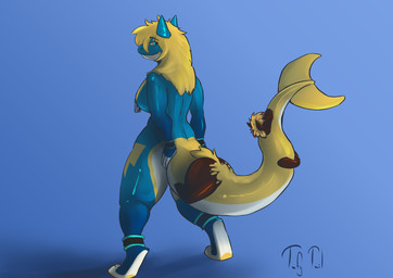 anthro big_tail blue_background body_part_transformation breasts brown_body digitigrade duo female forked_tongue genitals hug living_tail male male/female merge_transformation merging mid_transformation nipple_piercing nipples piercing red_body simple_background tail tail_mouth tail_transformation tongue transformation unusual_anatomy unusual_tail vulva yellow_body tafy_tail cordite aquatic candy_orca_dragon canid canine canis cetacean dolphin hybrid mammal oceanic_dolphin orca toothed_whale wolf absurd_res hi_res