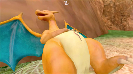 against_surface against_wall animal_genitalia anthro becoming_erect claws erection genital_slit genitals male nude orange_body outside penis sleeping solo wings charzcavern sound_warning nintendo pokemon charizard generation_1_pokemon pokemon_(species) 16:9 2021 3d_(artwork) 3d_animation animated digital_media_(artwork) hi_res loop short_playtime sound source_filmmaker_(artwork) video widescreen