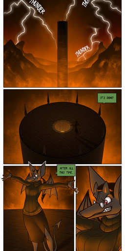anthro dialogue eyewear female glasses solo text james_howard patreon subscribestar aamonsmom_(james_howard) bat demon mammal absurd_res comic english_text hi_res
