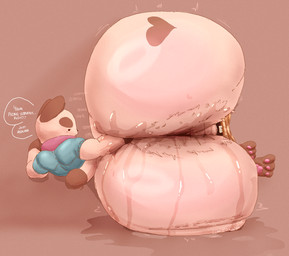 anal anal_fluids anal_fluids_on_butt anal_masturbation anthro anus_peek big_butt bodily_fluids body_hair bottomwear bottomwear_down butt butt_focus butt_hair cellulite clothed clothing collar digging digging_into_butt feet glistening glistening_butt heart_symbol hindpaw huge_butt hyper hyper_butt lying male masturbation motion_lines on_side onomatopoeia pants pants_down partially_clothed pawpads paws perineum puddle solo sound_effects tail text topwear lumiink bee_and_puppycat cartoon_hangover yeah_i_have_a_type_(meme) puppycat domestic_cat felid feline felis mammal hi_res