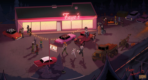 1950s_theme 2_horns 2_tails 3_toes 5_fingers accessory anthro antlers apode back_wings barefoot beak beard big_breasts biped black_body black_boots black_bottomwear black_bra black_bracelet black_clothing black_ears black_eyewear black_footwear black_fur black_goggles black_hair black_jacket black_panties black_pants black_sclera black_shirt black_shorts black_tail black_tank_top black_text black_topwear black_underwear blonde_beard blonde_facial_hair blonde_hair blue_body blue_bottomwear blue_clothing blue_eyes blue_feathers blue_jeans blue_pants blue_skirt blue_topwear blue_vest blue_wings bodysuit booth boots bottomwear bow_ribbon bra bracelet breasts brown_body brown_bottomwear brown_clothing brown_ears brown_footwear brown_fur brown_gloves brown_hair brown_handwear brown_hat brown_headwear brown_pants brown_robe brown_shoes candy candy_corn cannon car car_trunk chasing checkered checkered_clothing checkered_shirt checkered_topwear cigarette cigarette_in_mouth cinder_block claws cleavage clothed clothed_anthro clothed_female clothed_male clothing costume crop_top crossed_arms cuffed_pants denim denim_bottomwear denim_clothing dessert digitigrade diner dumpster evergreen_tree eyewear eyewear_on_head facial_hair fangs feathered_wings feathers feet female female_anthro fingers flannel_shirt fluffy fluffy_tail food footwear fruit fully_clothed fully_clothed_anthro fully_clothed_female fully_clothed_male fur furgonomics furniture garter_belt garter_straps glasses gloves goggles goggles_on_head green_body green_bottomwear green_clothing green_headband green_jacket green_pants green_scales green_shirt green_tail green_topwear grey_body grey_bottomwear grey_clothing grey_fur grey_horn grey_jacket grey_shirt grey_shorts grey_topwear group hair hair_accessory hair_bow hair_ribbon hairless_tail halloween_costume hammer handwear hat headband headgear headwear heavy_truck holding_pumpkin holding_wand holidays horn jacket jeans jewelry large_group leather leather_clothing leather_jacket leather_topwear legless light light_truck long_hair long_sleeves looking_aside male male_anthro medium_breasts midriff mouth_closed mullet multi_tail multicolored_body multicolored_clothing multicolored_ears multicolored_fur multicolored_hair multicolored_shirt multicolored_topwear multicolored_wings navel neon_sign night object_in_mouth open_clothing open_topwear open_vest orange_bodysuit orange_clothing orange_skinsuit outside panties pants pattern_clothing pattern_shirt pattern_topwear paws pickup_truck pine_tree pink_body pink_ears pink_nose pink_scales pink_tail plant power_lines pumpkin pupils purple_eyes ranged_weapon red_body red_bow red_eyes red_fur red_hair red_horn red_tail red_text restaurant ribbons road robe rolled_up_sleeves running scales serpentine shadow shirt shoes short_hair shorts side_boob sidewalk sign sitting skateboard skinsuit skirt smoking smoking_cigarette snout standing string_lights table tail tail_feathers tank_top tapering_tail teeth text tight_clothing tire toe_claws toes tools topwear tree truck two_tone_body two_tone_clothing two_tone_ears two_tone_fur two_tone_hair two_tone_shirt two_tone_tail two_tone_topwear underwear underwear_only vehicle vest vintage_car wand weapon white_body white_clothing white_ears white_fur white_horn white_inner_ear white_shirt white_tail white_topwear white_wings window wings witch_hat yellow_beak yellow_eyes yellow_horn yellow_sclera yellow_wings posspowered european_mythology halloween mythology nintendo pokemon beatty_amarosa_(posspowered) bonnie_vale_(posspowered) grace_linde_(posspowered) american_foxhound american_opossum avian bat bird bovid canid canine canis caprine domestic_dog draconcopode dragon felid foxhound generation_7_pokemon goat hunting_dog kobold leopard lycanroc mammal marsupial midday_lycanroc mythological_creature mythological_scalie naga pantherine pokemon_(species) reptile scalie scent_hound snake western_dragon wolf 2025 absurd_res artist_name english_text hi_res lighting