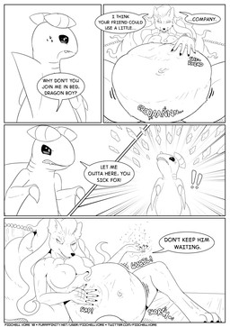 ambiguous_gender anthro belly belly_rub belly_slap big_belly bodily_noises breasts calling_for_release contact_onomatopoeia demanding demanding_release detailed_navel dialogue different_sound_effects duo exclamation_point extended_sound_effect female female_pred hand_on_belly impact_onomatopoeia insult magic_eye navel navel_rim onomatopoeia overlay_layer rubbing rumbling_stomach shortened_sound_effect slap slap_(sound_effect) slapping_own_belly slapping_self slorsh slosh sloshing_belly sound_effect_variant sound_effects species_in_dialogue speech_bubble split_dialogue talking_to_another text vore vowelless vowelless_sound_effect wobbling fidchellvore nintendo pokemon fan_character kris_(radarn) alolan_form alolan_ninetales gabite generation_4_pokemon generation_7_pokemon pokemon_(species) regional_form_(pokemon) 2018 black_and_white comic digital_drawing_(artwork) digital_media_(artwork) english_text monochrome female_(lore) male_(lore)