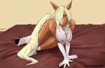 bed big_breasts blonde_hair breasts brown_fur equine female fur green_eyes hair horse looking_at_viewer mammal nipples nude shintori smile solo white_fur
Rating: Questionable
Score: 1
User: xXK1T5UN3Xx
Date: April 24, 2014
