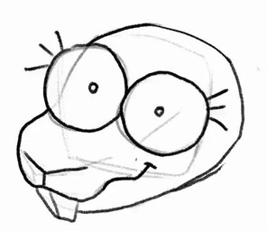 anthro buckteeth eyelashes female mouth_closed open_mouth simple_background solo teeth white_background qwerty_soda kangaroo macropod mammal marsupial 2023 animated digital_media_(artwork) guide_lines loop no_sound short_playtime sketch video