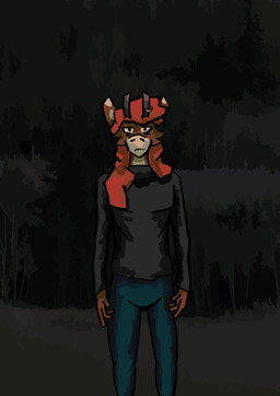 anthro arm_growth biped brown_body brown_fur clothed clothing front_view fully_clothed fur furgonomic_piercing furgonomics growth hair horn horn_piercing horror_(theme) limb_growth male multi_arm multi_limb night orange_hair outside piercing ring_piercing shaking solo standing thy_beepsi mammal animated animated_gif digital_media_(artwork) hi_res high_framerate portrait short_playtime three-quarter_portrait