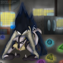 anal anal_penetration bodily_fluids chaos_emerald cum cum_in_ass cum_inside duo from_behind_position fucked_silly gem genital_fluids laboratory lights male male/male marathon_sex nude penetration rough_sex sex tongue tongue_out fledgedragonfox nintendo pokemon sega sonic_the_hedgehog_(series) dark_sonic silver_wing sonic_the_hedgehog eulipotyphlan generation_4_pokemon hedgehog lucario mammal pokemon_(species) 1:1