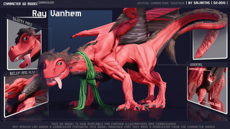after_sex animal_genitalia animal_penis anus bodily_fluids butt claws cum cutaway erection feral gaping gaping_anus genital_fluids genital_slit genitals green_eyes grin hair horn leaking looking_back male membrane_(anatomy) membranous_wings nude open_mouth penis red_body red_scales scales scarf sharp_teeth simple_background slutty_face smile solo tail teeth text toe_claws tongue tongue_out unusual_anatomy unusual_genitalia unusual_penis wings salireths mythology ray_vanhem dragon lizard mythological_creature mythological_scalie reptile scalie 2015 3d_(artwork) digital_media_(artwork) english_text hi_res model_sheet