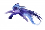 blue_body blue_feathers feathered_wings feathers female feral horn princess quadruped royalty simple_background solo tail white_background wings cosmicunicorn friendship_is_magic hasbro my_little_pony mythology princess_luna_(mlp) equid equine mammal mythological_creature mythological_equine winged_unicorn 3:2