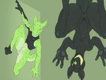 animal_genitalia anus butt genital_slit genitals male nanites penis raised_tail solo tail lugen_kobold verdant_(nanite_kobold) goo_creature kobold scalie hi_res