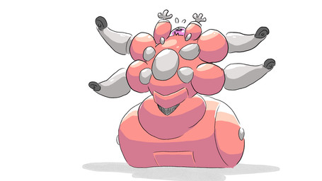 6_legs ambiguous_gender arthropod_abdomen bodily_fluids claws flipped machine metal metallic_body raised_arms solo sweat tank_(vehicle) underside_view vehicle wheel dragonweirdo arachnid arthropod fuchikoma robot spider 16:9 hi_res widescreen