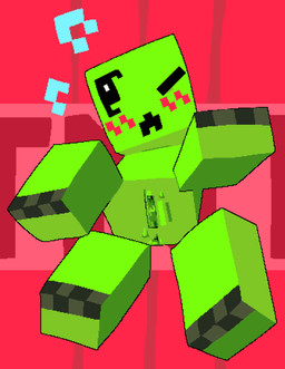 anus blush blush_lines bodily_fluids embarrassed female feral genitals looking_away lying on_back one_eye_closed quadruped simple_background solo spread_legs spreading square_(anatomy) sweat sweatdrop vulva wink ghoulshoot microsoft minecraft mojang xbox_game_studios creeper_(minecraft) aliasing cel_shading digital_media_(artwork) hi_res pixel_(artwork) shaded