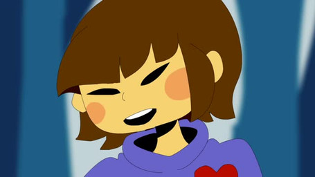 attack bone clothed clothing dialogue duo eyes_closed humor laser male shocked skeleton teeth weeniefang undertale undertale_(series) frisk_(undertale) sans_(undertale) animated_skeleton human mammal undead 16:9 animated bad_metadata digital_media_(artwork) loop short_playtime sound video widescreen
