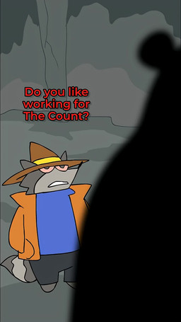 5_fingers ambiguous_gender anthro apron arms_out audible_laugh barefoot beard biped black_cloak black_clothing black_nose bloodshot_eyes blue_clothing blue_eyes blue_shirt blue_topwear blurred_foreground bottomwear brown_clothing brown_hair brown_hat brown_headwear buckteeth butt cloak clothed clothed_anthro clothed_male clothing crouching detailed_background dewlap_(anatomy) dialogue door doorway english_accent eye_bags eyebrows eyewear facial_hair facial_markings feet female fingers floor footwear from_side frown fully_clothed fur fur_markings gesture gradient_background green_body green_markings green_skin grey_body grey_fur group hair hand_gesture hand_in_pocket hat head_markings headgear headwear heterochromatic_ears heterochromatic_scleras hood_up hooded_cloak humor inside jacket jowls lip_sync lips long_sleeves lying magic_user male markings mouth_closed muscular muscular_human muscular_male new_york_accent notched_ear on_back open_mouth orange_clothing orange_jacket orange_topwear overweight overweight_anthro overweight_male painting_(object) pants picture_frame pink_sclera pockets pointing pointy_ears pointy_hat purple_clothing purple_hat purple_headwear question question_mark rear_view red_sclera round_ears sash shirt shoes silhouette simple_background smile snout standing striped_markings striped_tail stripes sunglasses t-shirt tail tail_markings teeth text tongue toony topwear twerking wall_(structure) witch witch_hat wrinkles shoocharu legends_of_avantris bitsy_(legends_of_avantris) booker_(legends_of_avantris) peggy_(legends_of_avantris) ygor_(legends_of_avantris) amphibian frog human mammal mouse murid murine procyonid raccoon rat rodent 2d_animation 9:16 animated digital_media_(artwork) english_audio english_text frame_by_frame hi_res long_playtime rotoscoping sound video voice_acted