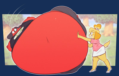 accessory aloha_shirt anthro bell bell_accessory belly belly_expansion belly_squish big_belly big_breasts black_bottomwear black_clothing black_ears black_eyebrows black_jeans black_nose black_pants black_shirt black_topwear blonde_hair bottomwear breast_expansion breasts brown_eyes clothing denim denim_bottomwear denim_clothing duo ear_piercing expansion eyebrows female footwear grass hair hair_accessory hairband hand_on_another's_belly hand_on_belly huge_belly huge_breasts huge_thighs hyper hyper_belly hyper_breasts hyper_thighs immobile jeans morbidly_obese morbidly_obese_anthro morbidly_obese_female motion_lines navel obese obese_anthro obese_female outline outside overweight overweight_anthro overweight_female pants pattern_clothing pattern_shirt pattern_topwear piercing pink_clothing pink_shirt pink_topwear plant red_body red_hairband red_nose rolling rolling_another round_body shirt shoes simple_background skirt smile smiling_at_another squish sunken_limbs tail teeth thick_thighs thigh_expansion topwear transparent_background tree weight_gain white_bottomwear white_clothing white_footwear white_outline white_shoes white_skirt yellow_body yellow_ears yellow_tail ridiculouscake animal_crossing nintendo vinesauce cherry_(animal_crossing) isabelle_(animal_crossing) canid canine canis domestic_dog mammal shih_tzu toy_dog 2022 alpha_channel colored digital_media_(artwork) hi_res shaded