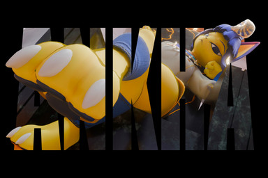 ankle_band anthro anthrofied black_lips black_pawpads blue_hair chair claws eyeliner female furniture hair lips looking_at_viewer looking_down looking_down_at_viewer makeup mascara pawpads paws sitting solo throne toe_claws yellow_body fever-dreamer dogzeela_(modeler) warfaremachine_(modeler) animal_crossing nintendo ankha_(animal_crossing) domestic_cat felid feline felis mammal 3:2 3d_(artwork) absurd_res digital_media_(artwork) hi_res