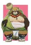 anthro asian_clothing belly blush brown_body brown_fur clothing east_asian_clothing footwear fundoshi fur japanese_clothing male moobs nipples overweight sandals scar shoes socks socks_with_sandals solo tabi_socks underwear penguin0700 lifewonders tokyo_afterschool_summoners gyobu_(tas) canid canine mammal raccoon_dog tanuki absurd_res hi_res