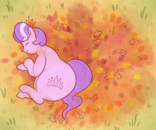 animated_gif autumn cutie_mark female feral grass hair multicolored_hair overweight overweight_female overweight_feral plant rolling slightly_chubby solo thick_thighs two_tone_hair wide_hipped_female wide_hipped_feral wide_hips ridiculouscake friendship_is_magic hasbro my_little_pony diamond_tiara_(mlp) earth_pony equid equine horse mammal pony 6:5 animated low_res short_playtime