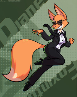 4_fingers anthro big_tail biped black_boots black_clothing black_footwear boots bottomwear breasts cheek_tuft clothed clothed_anthro clothed_female clothing countershade_face countershade_neck countershading dipstick_tail eyebrow_piercing eyebrows eyelashes eyewear facial_piercing facial_tuft female female_anthro fingers fluffy fluffy_tail footwear fully_clothed fully_clothed_anthro fully_clothed_female fur glasses high_heeled_boots high_heels loose_necktie markings necktie orange_body orange_fur pants piercing pink_nose plantar_flexion pointy_ears prick_ears shirt shoes smile solo suit sunglasses tail tail_markings tan_body tan_fur text topwear tuft wearing_eyewear wearing_sunglasses white_clothing white_shirt white_topwear psicoyote dreamworks the_bad_guys diane_foxington canid canine fox mammal 2025 artist_name character_name english_text hi_res