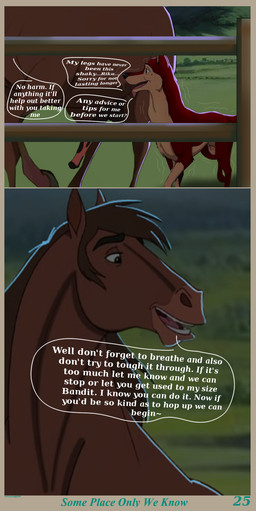 animal_genitalia animal_penis canine_genitalia canine_penis dialogue duo equine_genitalia equine_penis erection feral fur genitals lipsticking male male/male open_mouth outside penis penis_tip plant sheath size_difference smile speech_bubble tail text tongue tongue_out holidaypup bandit_(holidaypup) canid canine canis dingo domestic_dog equid equine horse mammal comic digital_media_(artwork) english_text hi_res