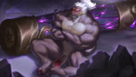 animal_genitalia annoyed anthro blush crossed_arms genital_slit genitals hair high-angle_view humanoid_genitalia humanoid_penis long_hair looking_at_viewer male muscular muscular_male navel pawpads penis sitting solo vein veiny_penis white_hair littef honor_of_kings tencent xuanwu reptile scalie tortoise turtle 2024 absurd_res alternate_version_at_source animated hi_res high_framerate loop no_sound short_playtime webm