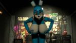 anthro big_breasts bouncing_breasts breasts crossgender female green_eyes hanging_breasts lips looking_at_viewer machine mtf_crossgender nipples nude solo thick_lips nobody3 disembowell_(modeler) five_nights_at_freddy's five_nights_at_freddy's_2 scottgames toy_bonnie_(fnaf) animatronic lagomorph leporid mammal rabbit robot 16:9 2019 3d_(artwork) 3d_animation animated digital_media_(artwork) loop short_playtime source_filmmaker_(artwork) widescreen