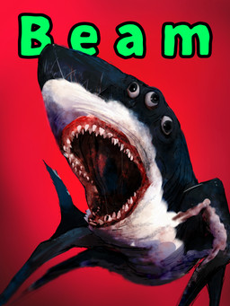 6_eyes ambiguous_gender black_body bodily_fluids creepy facial_scar feral fin green_text grey_eyes multi_eye open_mouth red_background saliva saliva_on_face saliva_string scar scary sharp_teeth simple_background solo tail teeth text hylran chainsaw_man beam_(chainsaw_man) aquatic fish shark 2025 3:4 absurd_res character_name digital_drawing_(artwork) digital_media_(artwork) hi_res male_(lore)