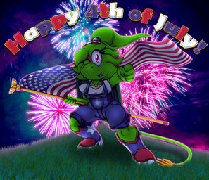accessory american_flag anthro bangs baton booth boots breast_squish breasts cliff clothing colorful_background cowboy_boots denim_overalls dragon_wings eyeshadow feathered_tail feathers female fireworks fist flag flag_(object) flagpole folded_wings footwear gold_(metal) grass green_body hair headband holidays lime_green long_tail looking_at_viewer magenta_eyes makeup multicolored_body night one_eye_closed plant ponytail prehensile_tail raised_fist raised_hand red_eyeshadow rim_light rolled_up_pants shirt shoes short_hair silver_(metal) smile snaggle_tooth solo squish star_headwear star_necklace star_pattern stitch_(sewing) tail tied_hair topwear two_tone_body united_states_of_america white_clothing white_shirt white_topwear wind_blowing_hair wings wink winking_at_viewer spdy4 4th_of_july mythology arrow_(spdy4) arrow_the_dragon arrow_xiang_long couatl dragon eastern_dragon feathered_scalie feathered_snake hybrid mythological_creature mythological_scalie reptile scalie snake 2019 absurd_res digital_media_(artwork) hi_res