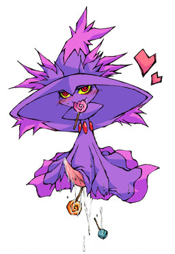 blush bodily_fluids candy cum cum_on_penis dessert food genital_fluids genitals heart_symbol male penis red_eyes saliva simple_background solo tapering_penis white_background kyounoikenie nintendo pokemon generation_4_pokemon ghost mismagius pokemon_(species) spirit