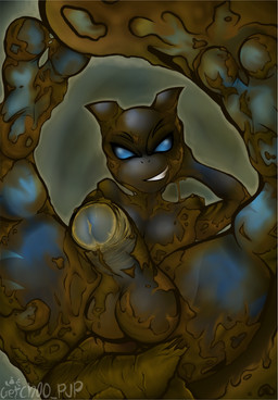 ambiguous_gender anthro anus feces female genitals intersex intersex/intersex male male/female male/male penis smearing smegma solo temptation getchoo_pup nintendo pokemon generation_1_pokemon legendary_pokemon mewtwo pokemon_(species) shiny_(disambiguation) absurd_res hi_res