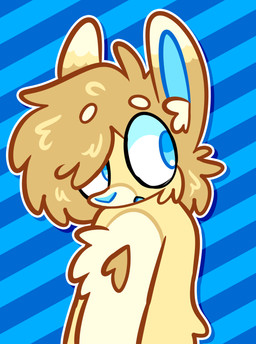abstract_background anthro arm_tuft cheek_tuft chest_tuft elbow_tuft eyebrow_through_hair eyebrows facial_tuft hair hair_over_eye inner_ear_fluff looking_aside male medium_hair nude open_mouth solo standing translucent translucent_hair tuft afterpawty lagomorph leporid mammal rabbit 2024 character_request hi_res