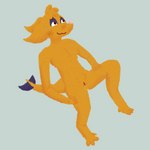 andromorph anthro anus_peek blush blush_lines bodily_fluids digitigrade feet fluffy fluffy_chest fluffy_hair fur genitals hair head_tuft intersex looking_away nervous_smile nose_blush nude nude_andromorph nude_anthro nude_intersex orange_body orange_fur pink_nose pussy red_pussy simple_background solo spread_legs spread_pussy spread_toes spreading stomach_fur sweat sweatdrop toes tuft bigdickvarmint_(artist) mac_(bigdickvarmint) ambiguous_species 1:1 digital_media_(artwork) digital_painting_(artwork) full-length_portrait lineless portrait shaded watermark