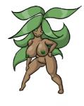 breasts female genitals green_eyes green_nipples mandragora_(plant) nipples not_furry plant pussy solo lordstevie european_mythology mythology elemental_creature flora_fauna humanoid mythological_creature mythological_mandrake low_res