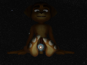 anthro balls cosmic_background erection extreme_size_difference feet furry_balls galaxy_dwarfing galaxy_sized genitals giga loom looming macro mega_macro paws penis size_difference soles space space_background text blender_cycles insomniac_games playstation ratchet_and_clank sony_corporation sony_interactive_entertainment ratchet_(ratchet_and_clank) alien deity lombax mammal 3d_(artwork) absurd_res blender_(artwork) digital_media_(artwork) english_text hi_res huge_filesize