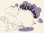ambiguous_gender bodily_noises clean_diaper clothed clothing diaper fart feral fur hat headgear headwear simple_background solo tail text top_hat wearing_diaper breadpowders domestic_cat felid feline felis mammal digital_media_(artwork) hi_res