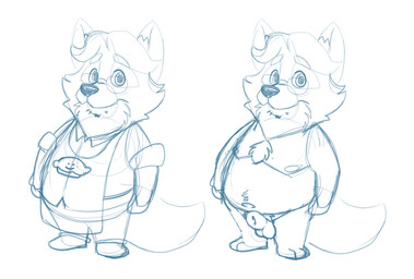 animal_genitalia anthro apron balls belly chibi clothing eyewear fully_sheathed genitals glasses male moobs nipples overweight overweight_male penis sheath simple_background solo style_emulation white_background bravo animal_crossing disney nintendo zootopia gideon_grey canid canine fox mammal red_fox true_fox 2020 blue_and_white monochrome sketch
