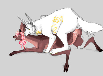 balls bite bodily_fluids cum cum_in_vagina cum_inside duo female feral feral_on_feral feral_penetrated from_behind_position genital_fluids genitals male male/female mounting neck_bite penetration pinned pinned_to_ground sex vaginal vaginal_penetration vulva jeffusherb canid canine canis mammal wolf aliasing animated digital_media_(artwork) loop