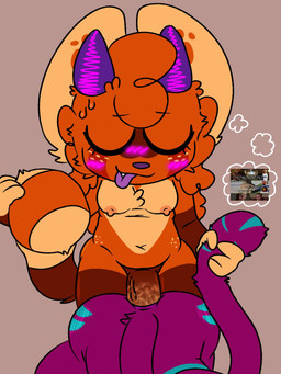 anal anal_fluids anal_penetration anthro areola big_penis blush blush_lines bodily_fluids breasts chest_tuft duo eyes_closed freckled_face freckled_hips freckles genitals gynomorph intersex intersex/male male penetration penis spots spotted_ears tail tail_grab tongue tongue_out tuft crazymazies breaking_bad eggy_(crazymazies) ailurid domestic_cat felid feline felis mammal red_panda 3:4 hi_res meme