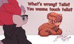 ambiguous_gender anthro brown_body brown_fur clothing collar eyewear feral fur glasses hoodie multi_tail purple_body purple_fur red_body red_fur tail text topwear gingy_k_fox boobs?_wanna_touch_boobs? nintendo pokemon gingy_(gingy_k_fox) braixen generation_1_pokemon generation_6_pokemon pokemon_(species) shiny_pokemon vulpix 2024 meme signature