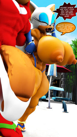 annoyed anthro armwear big_breasts big_penis breasts cellphone claws clothed clothing cucked_over_the_phone duo ear_piercing ear_ring elbow_gloves electronics faceless_character fangs female fingerless_gloves flaccid flip_flops footwear genitals gloves hand_on_butt handwear huge_breasts huge_penis hyper hyper_genitalia hyper_penis larger_male lips male muscular muscular_male penis phone piercing ring_(jewelry) ring_piercing sandals shoes size_difference smaller_female speech_bubble standing straining_clothing teeth thick_lips thick_thighs thong toe_claws topless topless_female underwear rocketspuff sega sonic_the_hedgehog_(series) knuckles_the_echidna rouge_the_bat shadow_the_hedgehog bat echidna mammal monotreme 4k 9:16 absurd_res hi_res